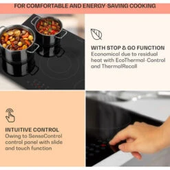 Klarstein Virtuosa 5 Built-in Hob 5 Zones 8200 W Glass Ceramic -Outlet Klarstein Devices Store 101007178 4