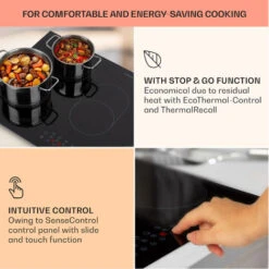 Klarstein Virtuosa 5 Built-in Hob 5 Zones 8500 W Glass Ceramic -Outlet Klarstein Devices Store 101009546 4