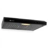 Klarstein UW60BL Extractor Cooker Hood 115W Stainless Steel Black