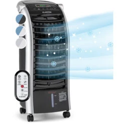 Klarstein Maxfresh Fan Air Cooler Humidifier 4-in-1 Function Oscillation 6L Water Tank 55W Timer Function