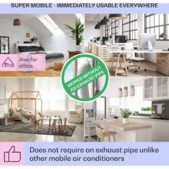 Klarstein Maxfresh Fan Air Cooler Humidifier 4-in-1 Function Oscillation 6L Water Tank 55W Timer Function 9 Klarstein Maxfresh Fan Air Cooler Humidifier 4-in-1 Function Oscillation 6L Water Tank 55W Timer Function -Outlet Klarstein Devices Store 14842368 5