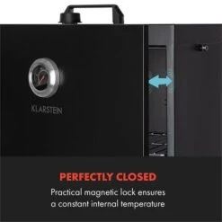 Klarstein Flintstone Smoker 1600 W Thermometer Stainless Steel Black -Outlet Klarstein Devices Store 19162011 5