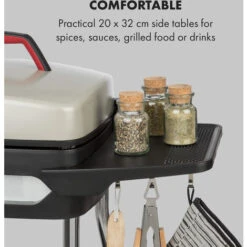 Klarstein Gatsby Electric Grill 2000W Non-Stick Grill Surface Beige / Black -Outlet Klarstein Devices Store 19162013 3