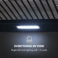 Klarstein Capannina Undercounter Hood 60cm 166m³ / H LED Stainless Steel Black -Outlet Klarstein Devices Store 19162066 4