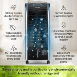 Klarstein Maxfresh Ocean Fan Air Cooler 6L 65W Remote Control 2x Ice Pack -Outlet Klarstein Devices Store 19481110 3