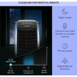 Klarstein Maxfresh Ocean Fan Air Cooler 6L 65W Remote Control 2x Ice Pack -Outlet Klarstein Devices Store 19481110 4