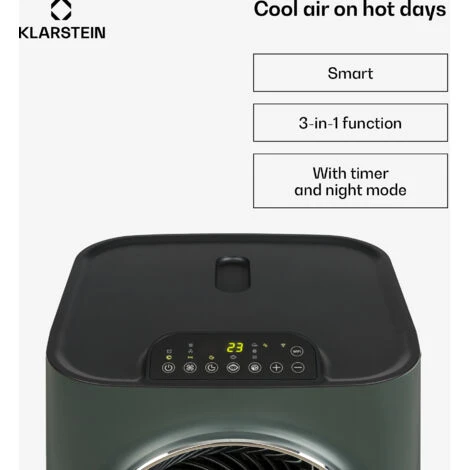 Klarstein Klarstein Kraftwerk Smart 12K Air Conditioner 3-in-1 12000 BTU App Control Remote Control 2 Klarstein Klarstein Kraftwerk Smart 12K Air Conditioner 3-in-1 12000 BTU App Control Remote Control - Image 2