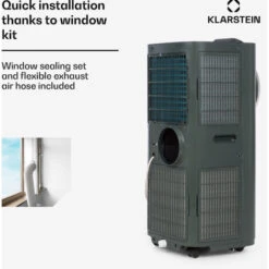 Klarstein Klarstein Kraftwerk Smart 12K Air Conditioner 3-in-1 12000 BTU App Control Remote Control 9 Klarstein Klarstein Kraftwerk Smart 12K Air Conditioner 3-in-1 12000 BTU App Control Remote Control -Outlet Klarstein Devices Store 19481116 5