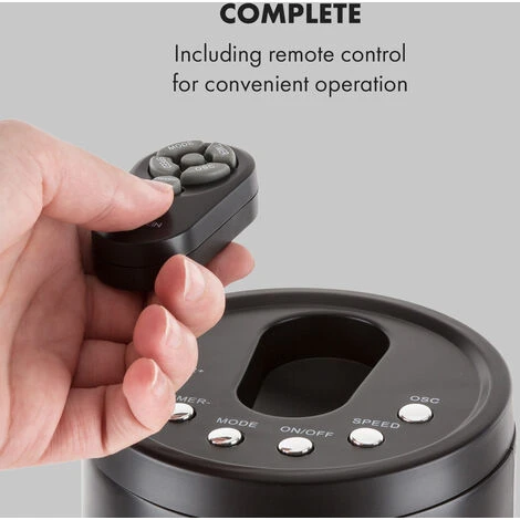 Klarstein Highwind Tower Fan 45W Oscillation Function Timer LED Display 5 Klarstein Highwind Tower Fan 45W Oscillation Function Timer LED Display - Image 5