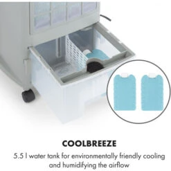 Klarstein Whirlwind 3-in-1 Air Cooler Fan Humidifier 1600 M³/h -Outlet Klarstein Devices Store 22969290 5
