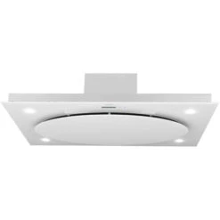 Klarstein Secret Service Ceiling-mounted Hood Extractor Hood 220W Touch Glass LED White -Outlet Klarstein Devices Store 22969341 3