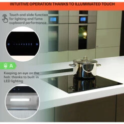 Klarstein Royal Flush Downdraft Cooker Extractor Hood 430 M³ / H 60 Cm -Outlet Klarstein Devices Store 22969344 4