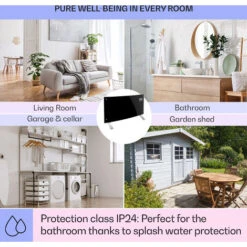 Klarstein Bornholm Curved Convection Heater Thermostat Timer 2000W -Outlet Klarstein Devices Store 22969391 5