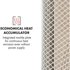 Klarstein HeatPal Marble Infrared Heater 1300W Heat Storing Marble Aluminium -Outlet Klarstein Devices Store 22969407 5