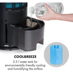 Klarstein Skyscraper Horizon Air Cooler Fan Humidifier 60W 486m³/h 3.5L Tank -Outlet Klarstein Devices Store 22969500 3