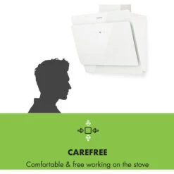 Klarstein Klarstein Aurica 60 Cooker Hood 60cm 600 M³/h LED Touch Glass White -Outlet Klarstein Devices Store 22969682 4