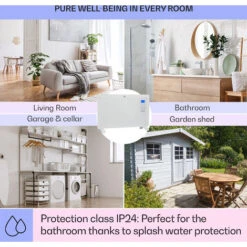 Klarstein Norderney Convection Heater Thermostat Timer 2000W 30m² White -Outlet Klarstein Devices Store 22969695 5