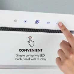 Klarstein Hektor Cooker Extractor Hood Built-in 52cm Exhaust: 530 M³ / H LED Touch Glass -Outlet Klarstein Devices Store 22969737 4