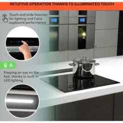 Klarstein Royal Flush Eco Cooker Hood 60 Cm 576 M³/h A+ -Outlet Klarstein Devices Store 22969738 4
