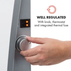 Klarstein Gotland Convector Heater 600/900 / 1500W Glass Front Stand Unit White -Outlet Klarstein Devices Store 22969742 3