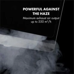 Klarstein Aurora Eco 90 Cooker Extractor Hood 550 M³ / H LED Display Black -Outlet Klarstein Devices Store 22969749 3