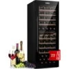 Klarstein Barossa 77 Duo Wine Fridge 2 Zones 191 L 77 Bottles Touch LED Black