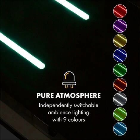 Klarstein High Line Ceiling Hood 77cm 410 M3 / H 75W 3 Steps Remote Control Black 4 Klarstein High Line Ceiling Hood 77cm 410 M3 / H 75W 3 Steps Remote Control Black - Image 4