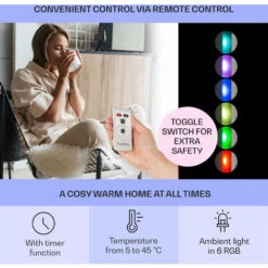 Klarstein Bornholm Curved Ambient Convection Heater 1000/2000 W -Outlet Klarstein Devices Store 22969847 4