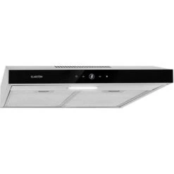 Klarstein Contempo Neo Substructure Cooker Extractor Hood 60cm 175m³ / H LED Stainless Steel Acrylic