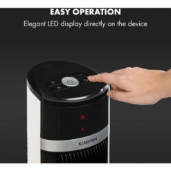 Klarstein IceTower Stand Fan 36 Watts Timer 3 Modes Remote Control White -Outlet Klarstein Devices Store 22970186 3