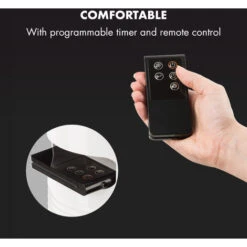 Klarstein IceTower Stand Fan 36 Watts Timer 3 Modes Remote Control White -Outlet Klarstein Devices Store 22970186 5