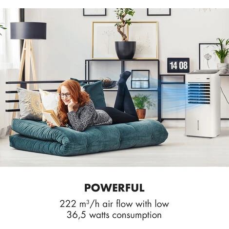 Klarstein IceWind 4-in-1 Air Cooler 222 M³ / H 36.5W Timer Remote Control White 4 Klarstein IceWind 4-in-1 Air Cooler 222 M³ / H 36.5W Timer Remote Control White - Image 4