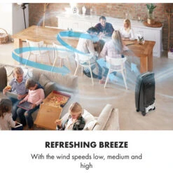 Klarstein Rotator Air Cooler 4-in-1 110W 396m³ / H 3 Wind Strengths Remote Control Black -Outlet Klarstein Devices Store 22970248 3