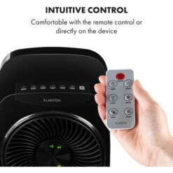 Klarstein Rotator Air Cooler 4-in-1 110W 396m³ / H 3 Wind Strengths Remote Control Black -Outlet Klarstein Devices Store 22970248 4