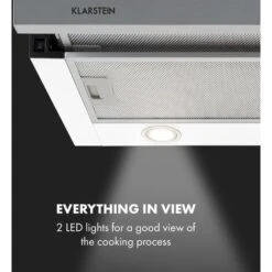 Klarstein Mariana 60 Flat Screen Hood 500 M³ / H Exhaust Air LED White -Outlet Klarstein Devices Store 22970532 5