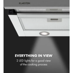 Klarstein Mariana 90 Flat Screen Hood 500 M³ / H Exhaust Air LED White -Outlet Klarstein Devices Store 22970535 5