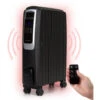 Klarstein Thermaxx Noir Oil Radiator 2500W 10-30 ° C Timer Remote Control Black