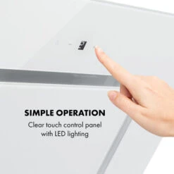 Klarstein Sofia 60 Extractor Hood 300 M³ / H Touch Control Glass Front White -Outlet Klarstein Devices Store 22970647 4