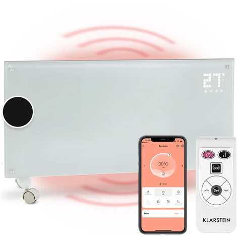 Klarstein Bornholm Smart Convection Heater 200 W WiFi LED Display Timer IP24 1 Klarstein Bornholm Smart Convection Heater 200 W WiFi LED Display Timer IP24