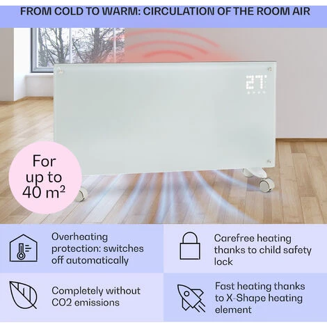 Klarstein Bornholm Smart Convection Heater 200 W WiFi LED Display Timer IP24 4 Klarstein Bornholm Smart Convection Heater 200 W WiFi LED Display Timer IP24 - Image 4