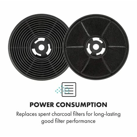 Klarstein Activated Carbon Filters For Cooker Extractor Hoods 2 Filters Recirculation Mode Ø17.5 Cm 3 Klarstein Activated Carbon Filters For Cooker Extractor Hoods 2 Filters Recirculation Mode Ø17.5 Cm - Image 3
