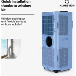 Klarstein Kraftwerk Smart 12K Air Conditioner 3-in-1 12000 BTU App Control Remote Control 9 Klarstein Kraftwerk Smart 12K Air Conditioner 3-in-1 12000 BTU App Control Remote Control -Outlet Klarstein Devices Store 33186434 5