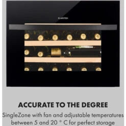 Klarstein Vinsider 24 Built-In Uno Wine Refrigerator Built-in 1 Zone 24 Bottles -Outlet Klarstein Devices Store 33503384 4