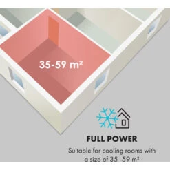 Klarstein Iceblock Air Conditioner 3-in-1 12,000 BTU / 3.5 KW 400 M³ / H Max. White -Outlet Klarstein Devices Store 33503427 3