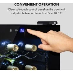 Klarstein Shiraz 15 Slim Uno Wine Fridge 44l Touch Control Panel 5-18°C -Outlet Klarstein Devices Store 33503464 4