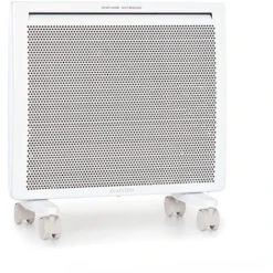 Klarstein Hot Spot Slimcurve Double Wave, 2-in-1 Heater, 1000W, Weekly Timer, Black