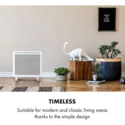 Klarstein Hot Spot Slimcurve Double Wave, 2-in-1 Heater, 1000W, Weekly Timer, Black -Outlet Klarstein Devices Store 33503471 3