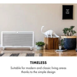 Klarstein Hot Spot Slimcurve Double Wave, Heater, 2000W, Weekly Timer, White -Outlet Klarstein Devices Store 33503480 3