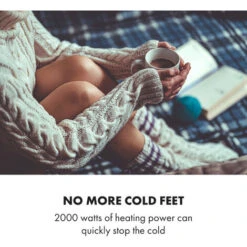 Klarstein Hot Spot Slimcurve Double Wave, Heater, 2000W, Weekly Timer, White -Outlet Klarstein Devices Store 33503480 5