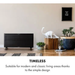 Klarstein Hot Spot Slimcurve Double Wave, Heater, 2000W, Weekly Timer, Black -Outlet Klarstein Devices Store 33503481 3